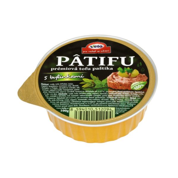 PATIFU s bylinkami 100 g VETO ECO