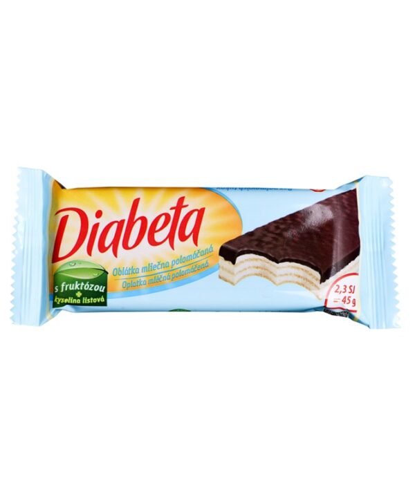 Diabeta oblátka mliečna polomáčaná 45g