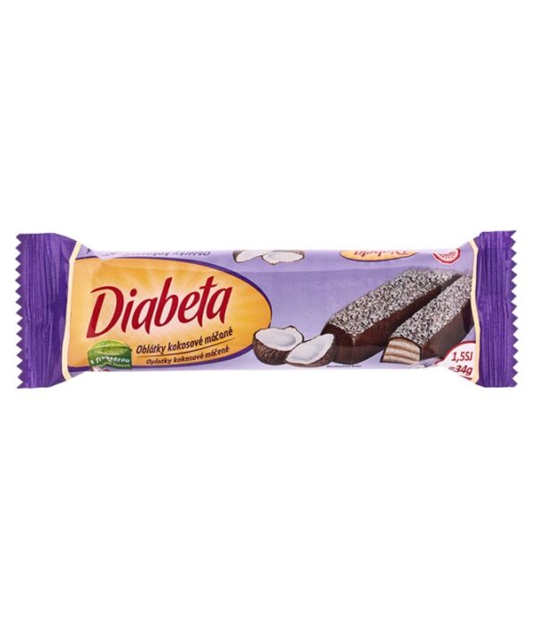 Diabeta oblátky kokosové 34g