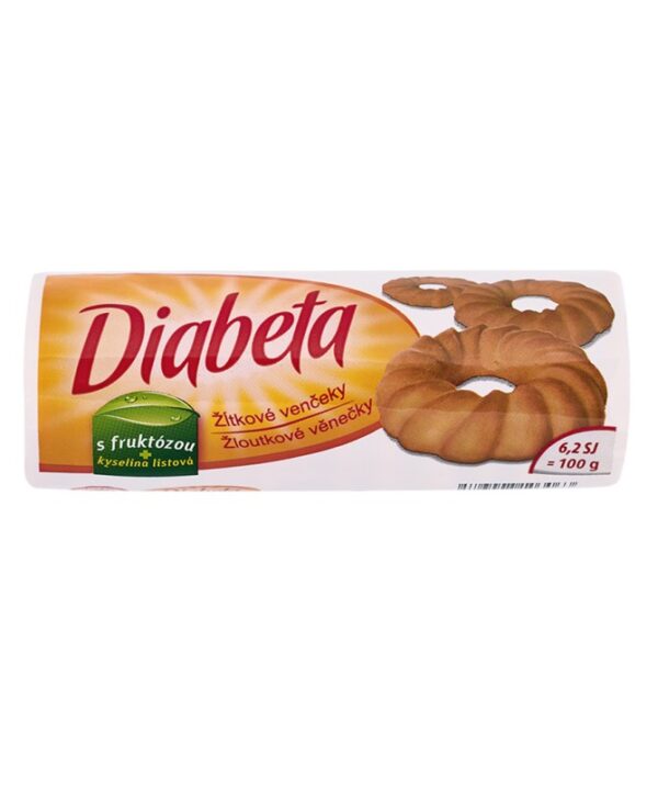 Diabeta venčeky žĺtkové 100g