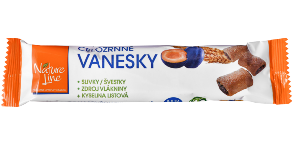 NatureLine sušienky vanesky slivkové  65g